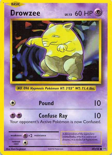 Drowzee - Evolutions #49/198