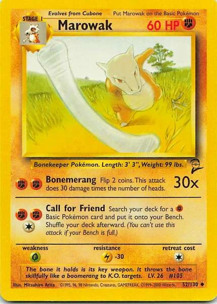 Marowak - Base Set 2 #52/130