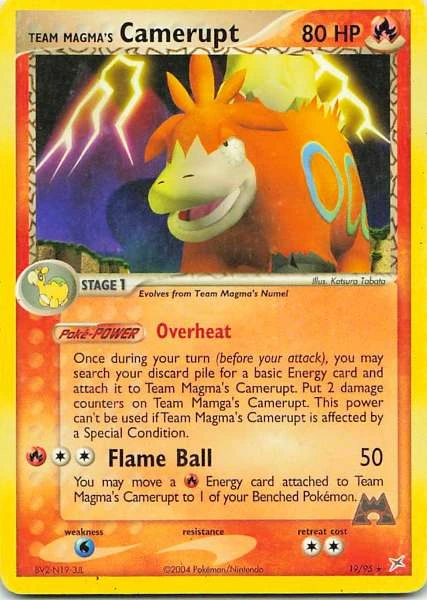 Team Magma's Camerupt - EX Team Magma vs Team Aqua #19/95