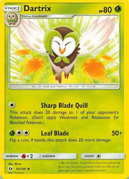 Dartrix - Sun & Moon Base Set #10/149