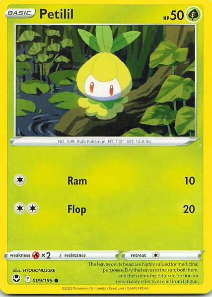 Petilil - Silver Tempest #009/195