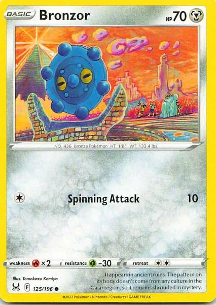 Bronzor - Lost Origin #125/196