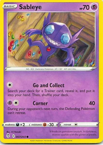 Sableye - Evolving Skies #067/203