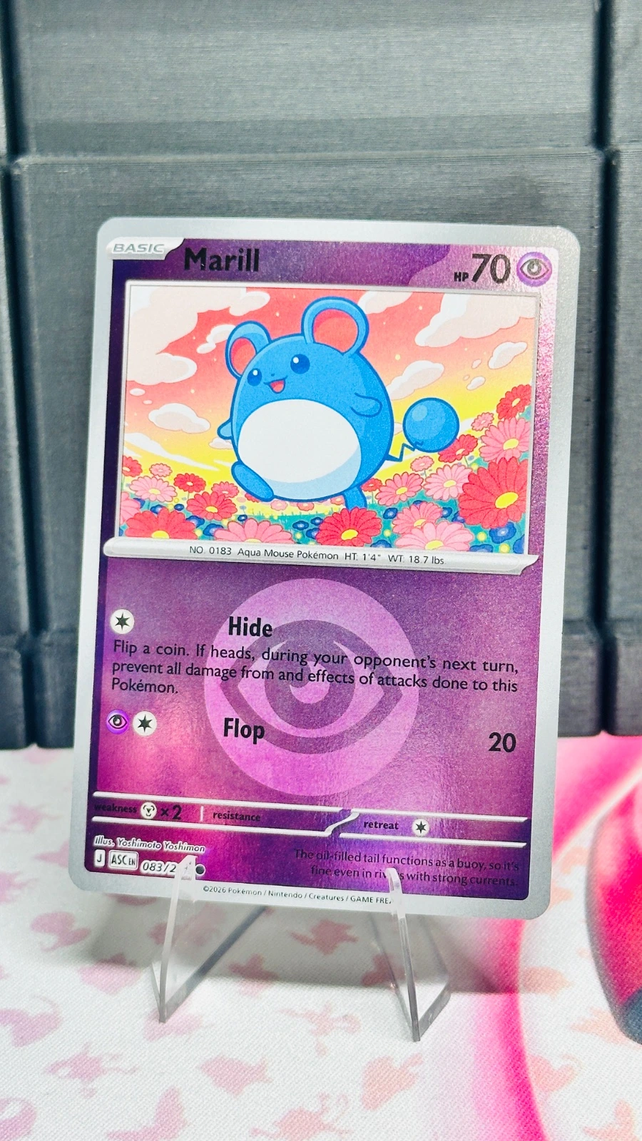 Marill #083 (energy symbol) - Ascended Heroes