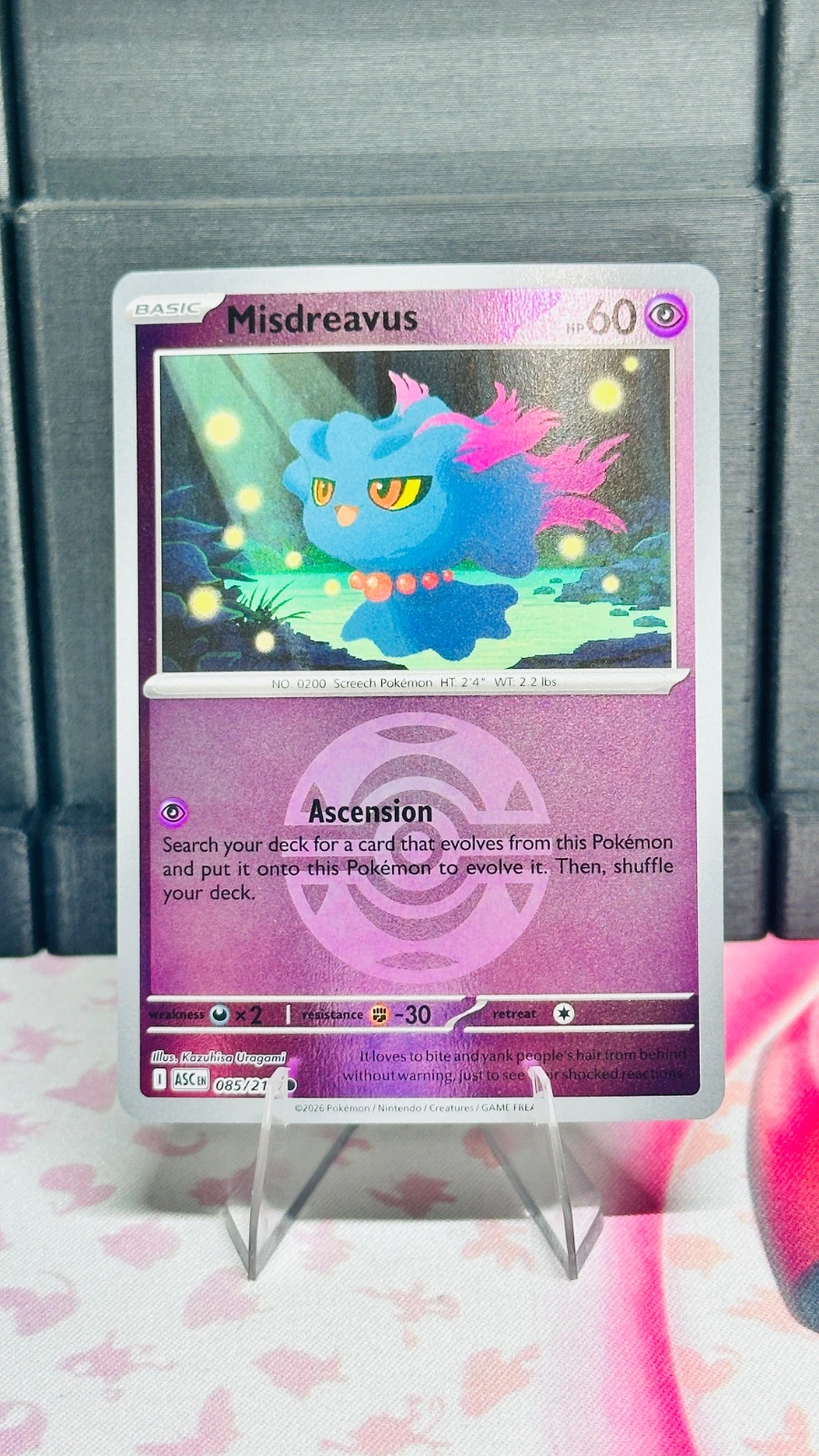 Misdreavus #085 (dusk ball) - Ascended Heroes