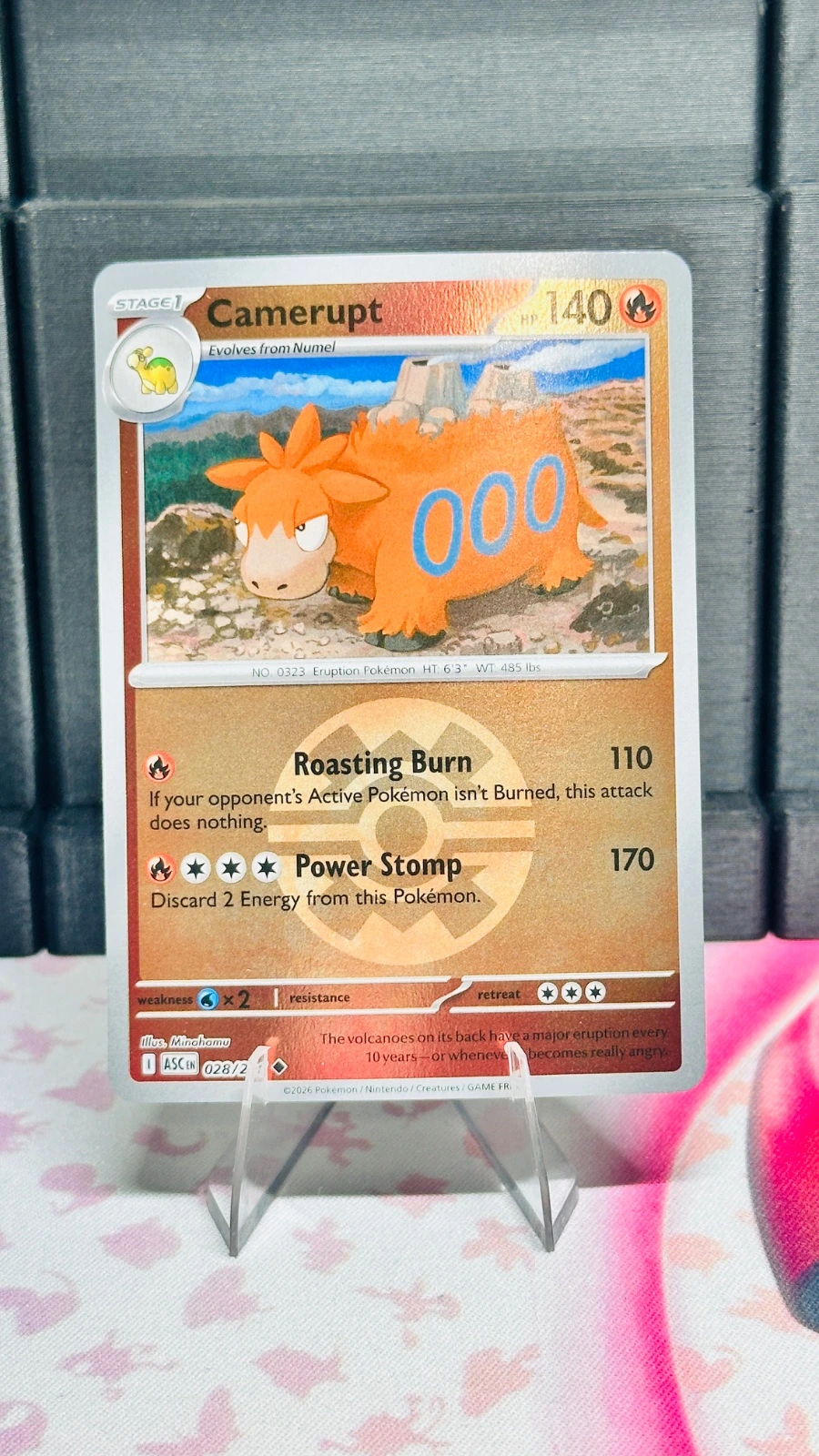 Camerupt #028 (quick ball) - Ascended Heroes