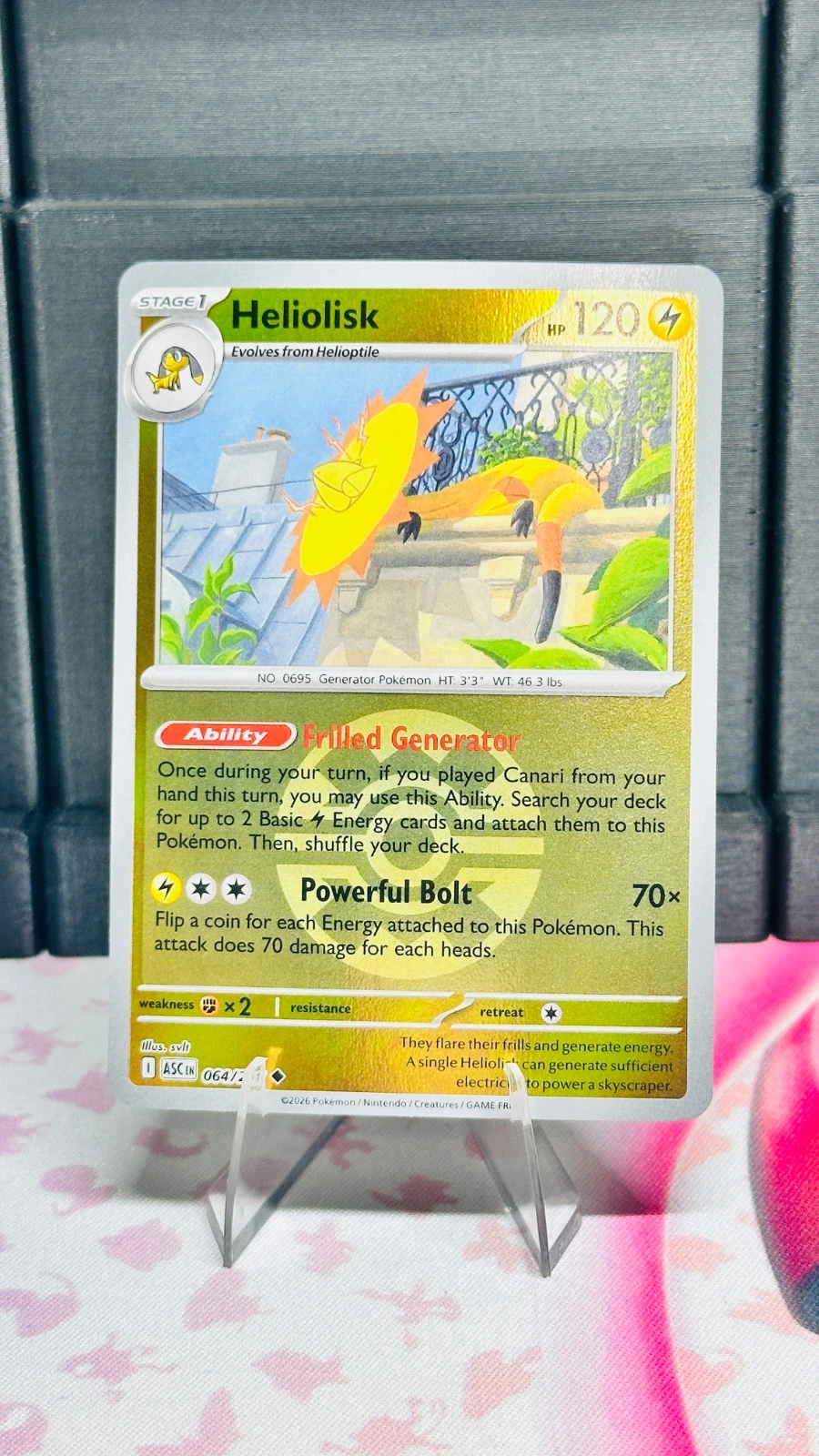 Heliolisk #064 (quick ball) - Ascended Heroes