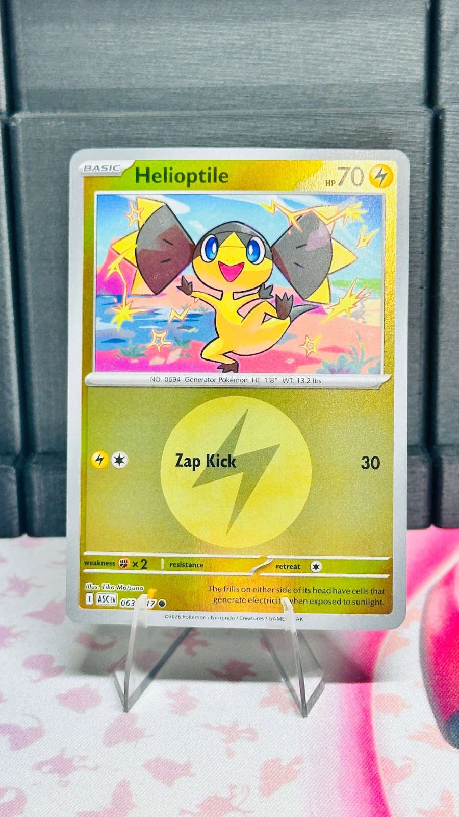 Helioptile #063 (energy symbol) - Ascended Heroes