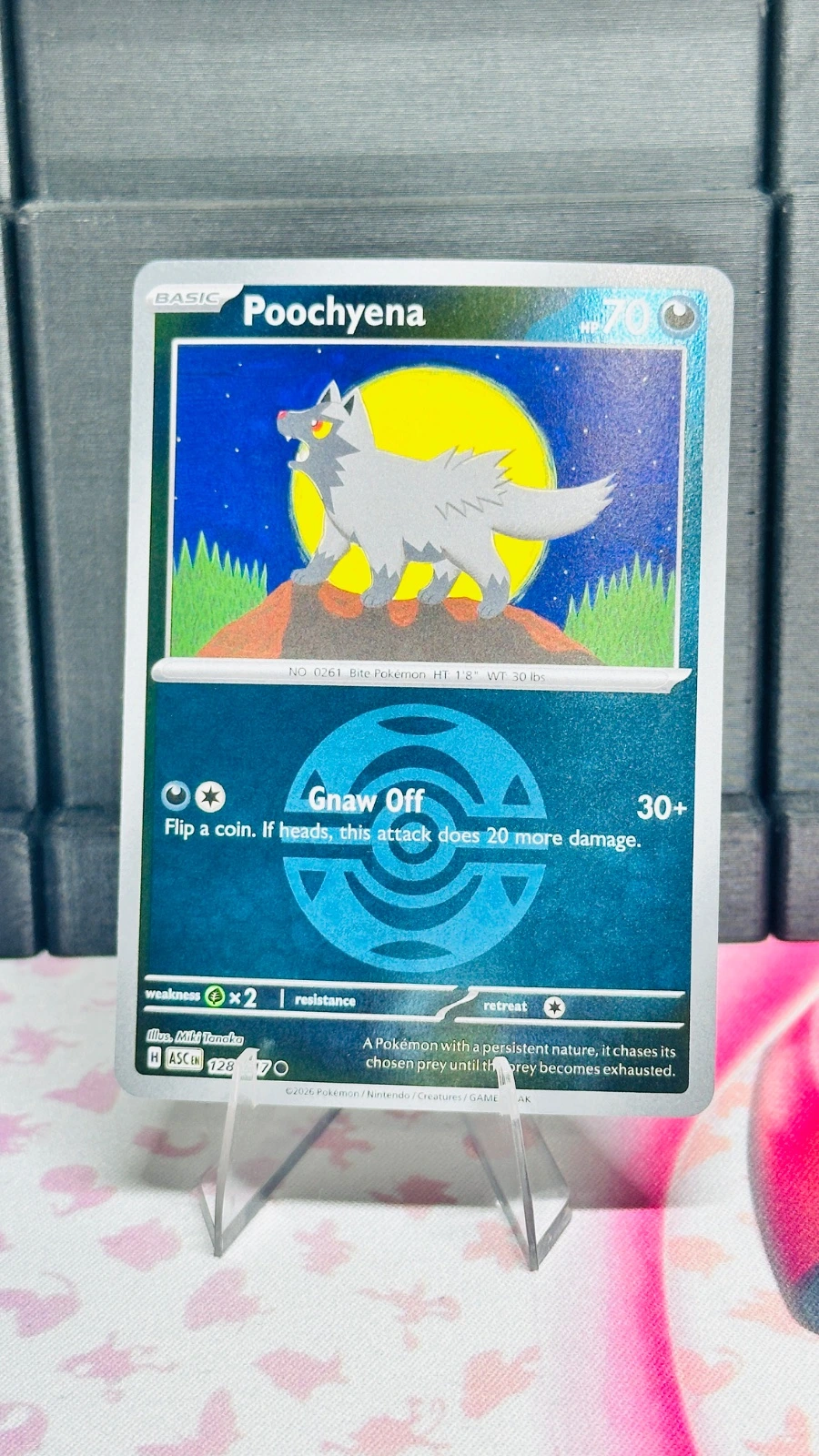 Poochyena #128 (dusk ball) - Ascended Heroes