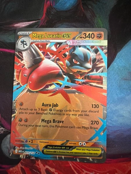 Mega Lucario ex - Furious Fists #077/132