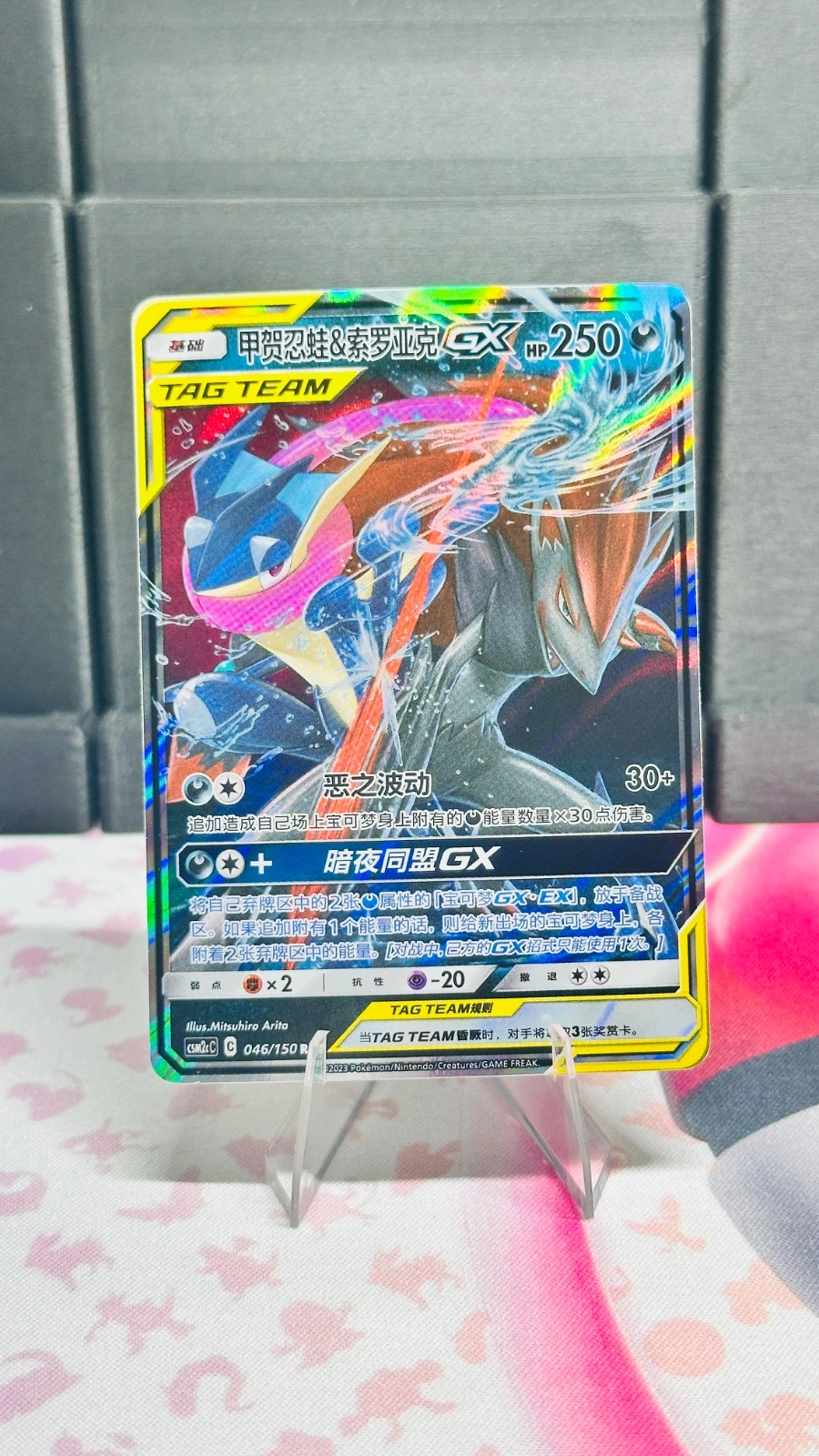 Greninja & Zoroark GX (Chinese)