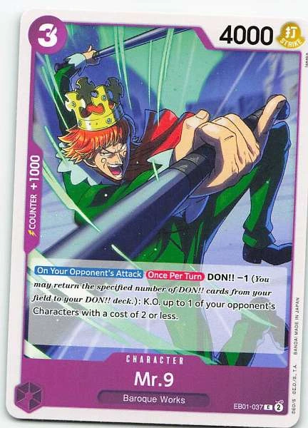 Mr.9 - Extra Booster: Memorial Collection #EB01-037