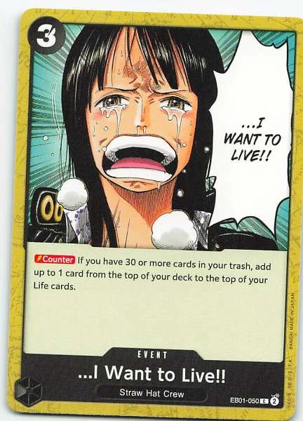 ...I Want to Live!! - Memorial Collection #EB01-050