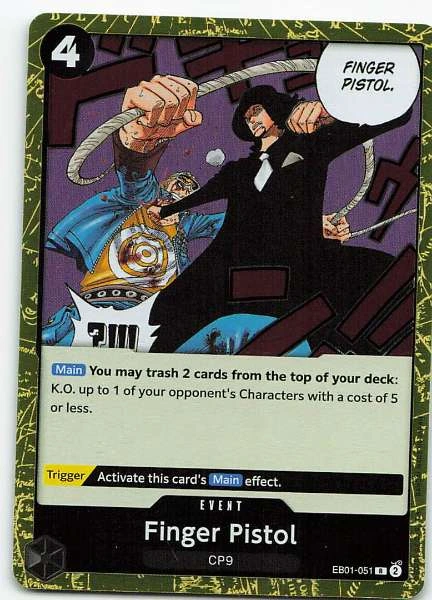 Finger Pistol - Memorial Collection #EB01-051