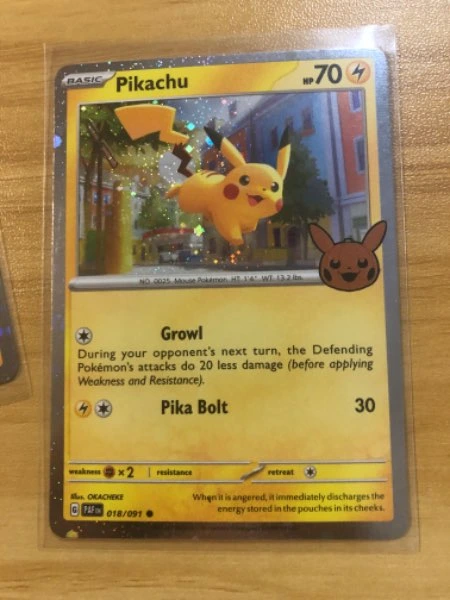 Pikachu Holo - Trick or Trade 2024 #018/091
