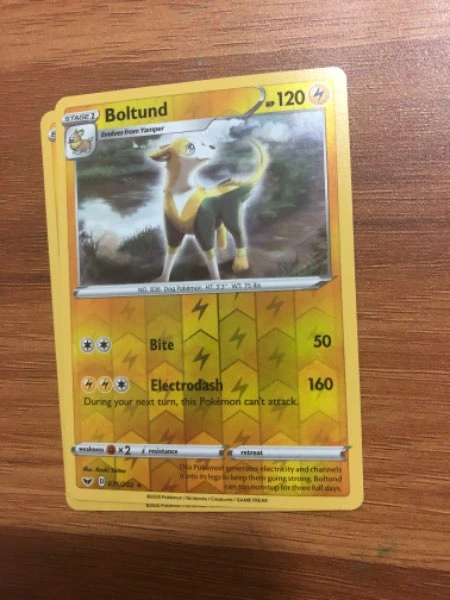 Boltund - Sword & Shield Base Set #076/202