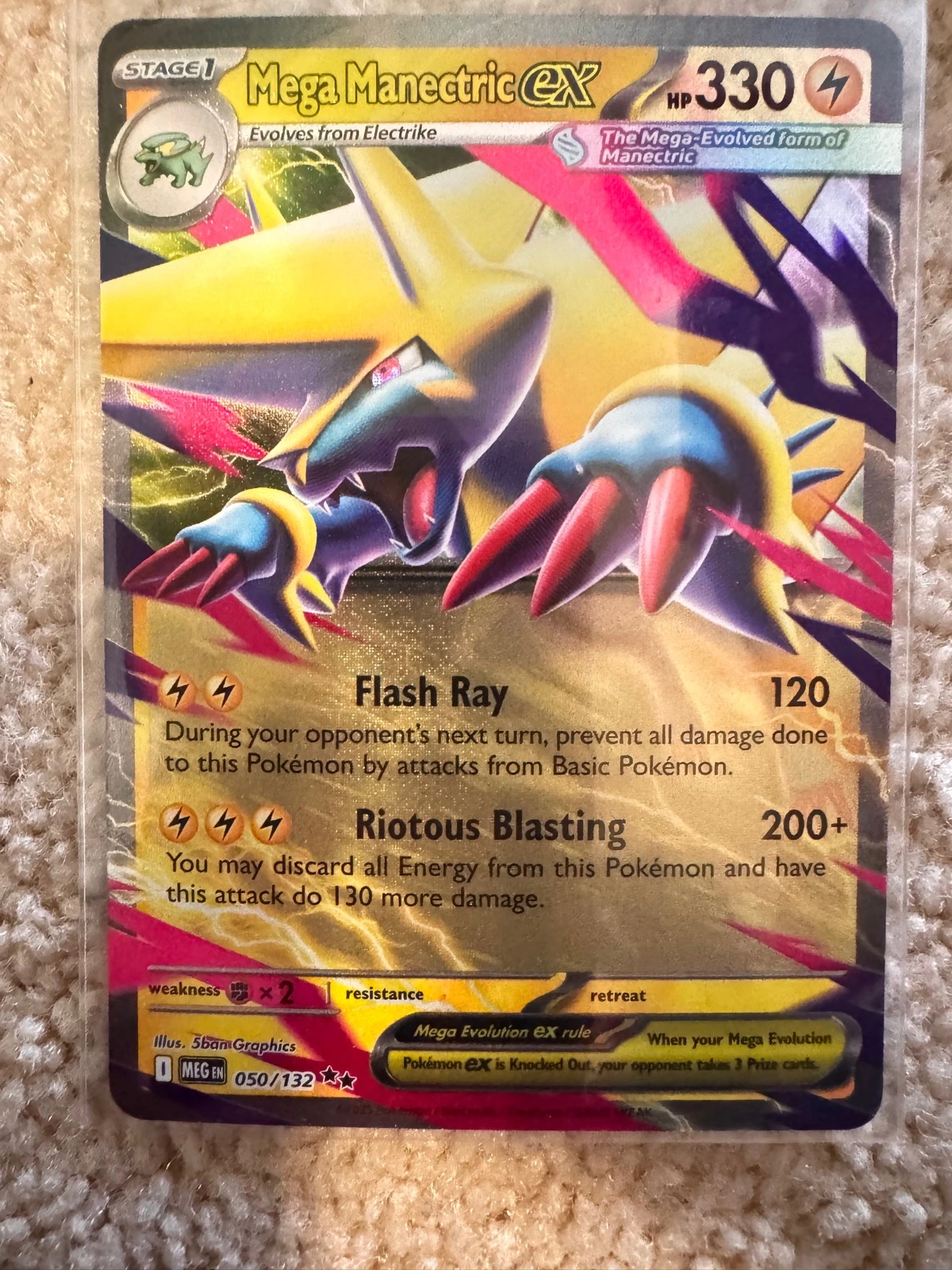 Mega Manectric ex - XY Phantom Forces #050/132