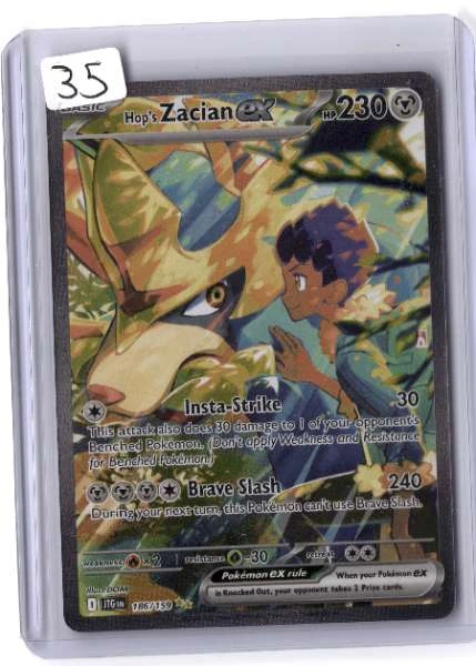 Hop's Zacian ex - Journey Together #186/159