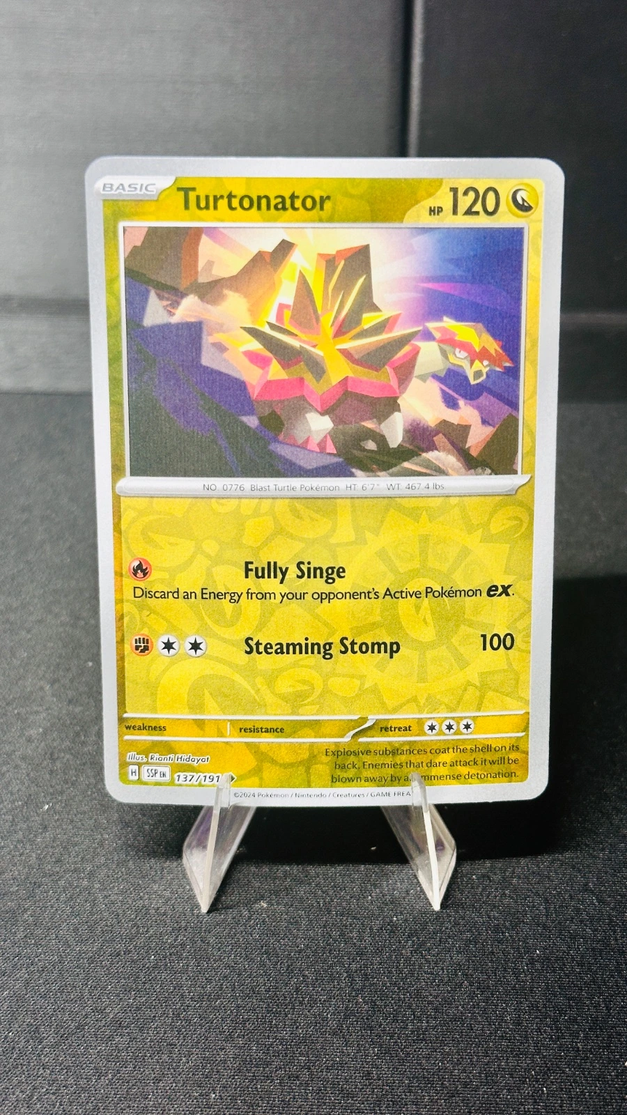 Turtonator (rev-holo) - Surging Sparks