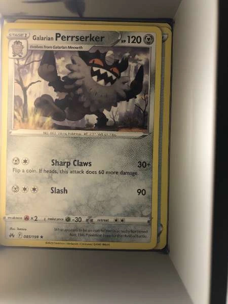 Galarian Perrserker - Crown Zenith #085/159