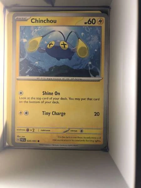 Chinchou - Paldean Fates #020/091