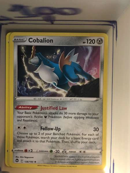 Cobalion - Silver Tempest #126/195