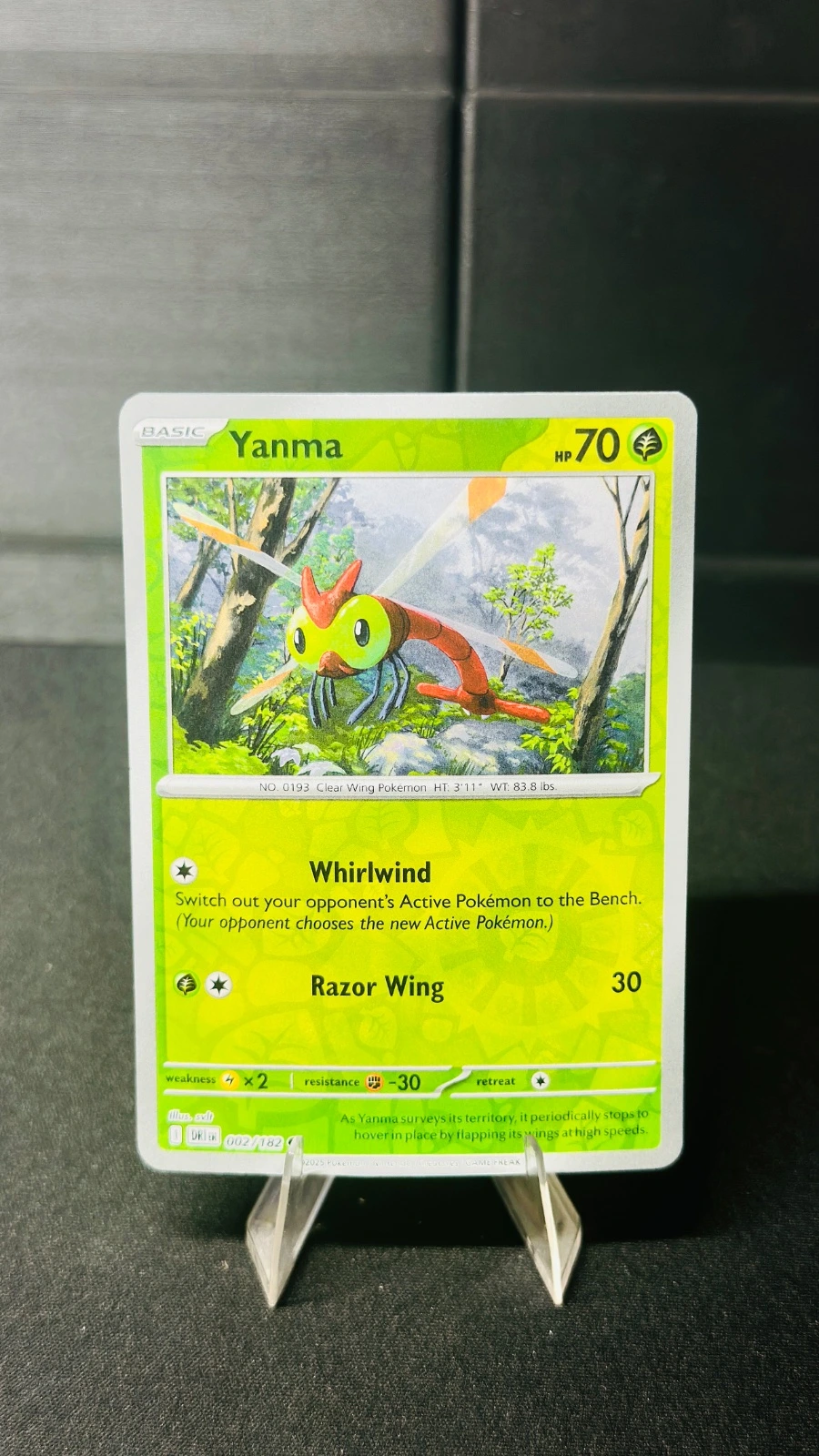 Yanma (rev-holo) - Destined Rivals