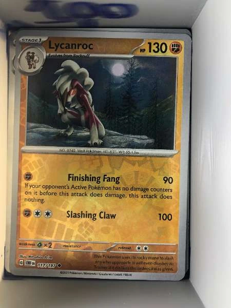 Lycanroc - Obsidian Flames #117/197