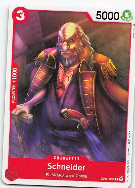 Schneider - Wings of the Captain #OP06-008