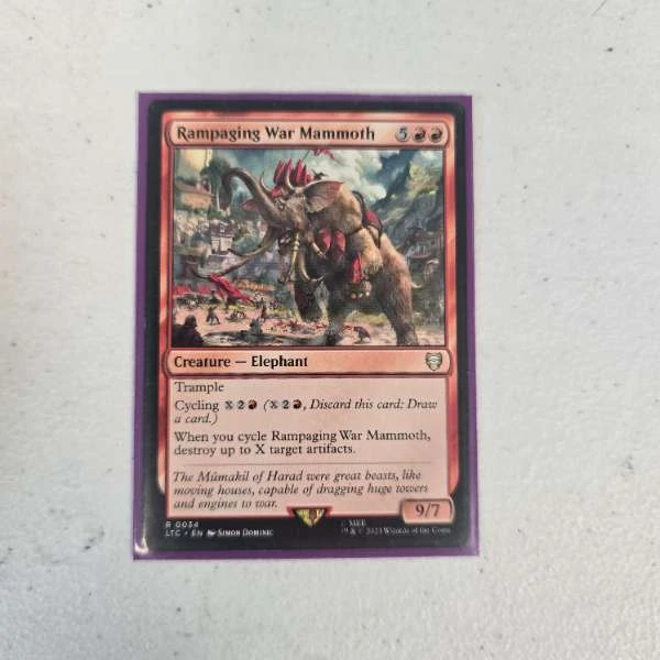 Rampaging War Mammoth - Tales of Middle-earth Commander #0034