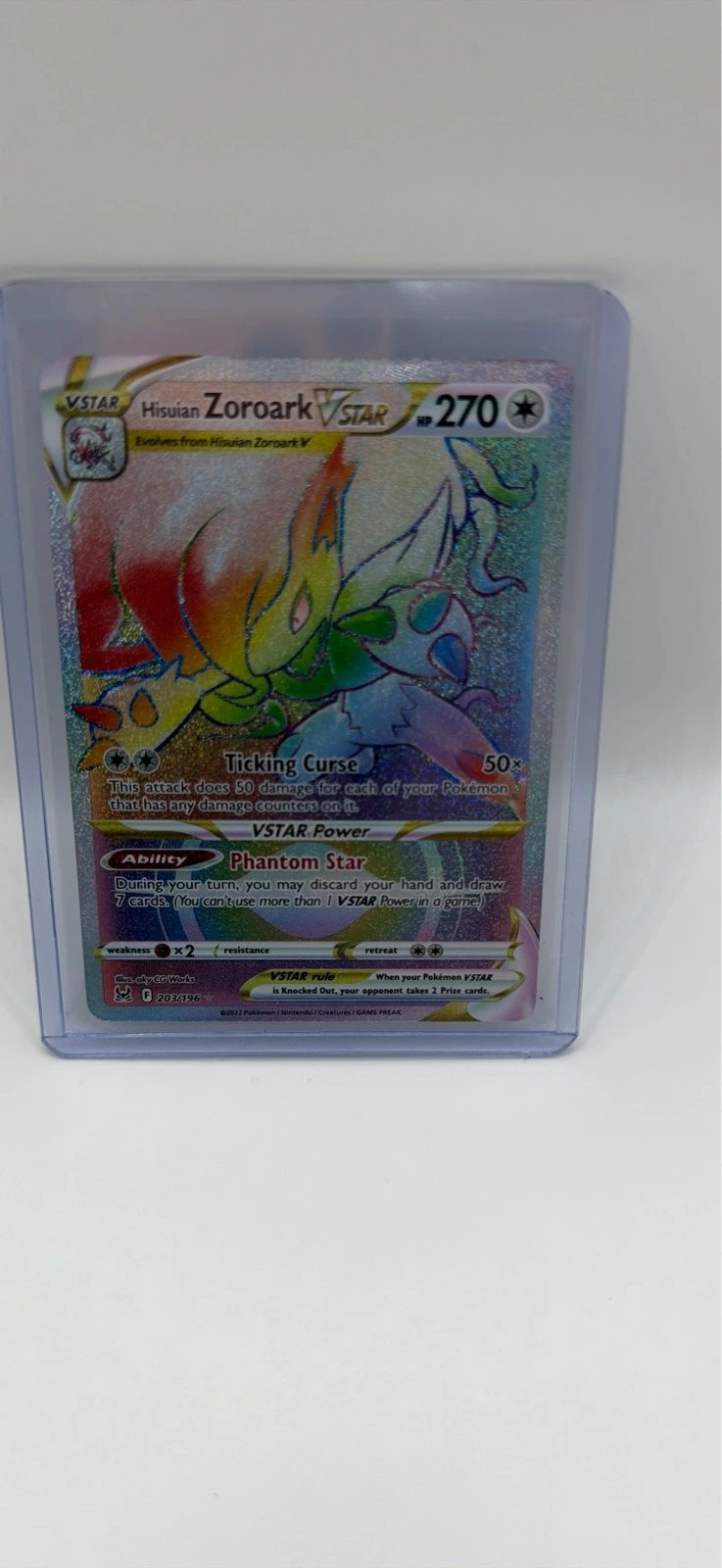 Hisuian Zoroark VSTAR #203/196