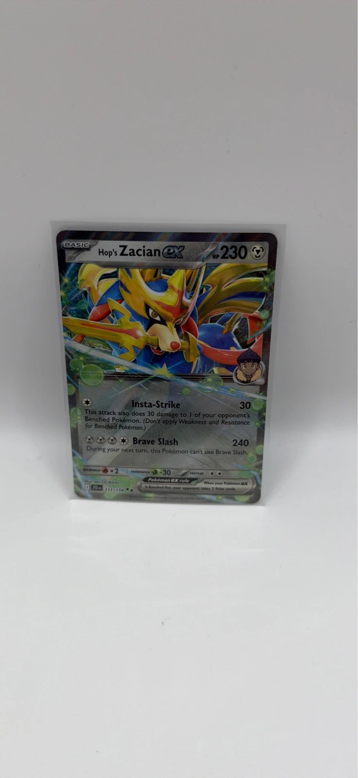 Hop's Zacian ex #111/159