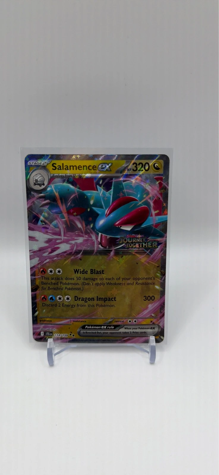 Salamence ex Stamped - Scarlet & Violet Journey Together #114/159