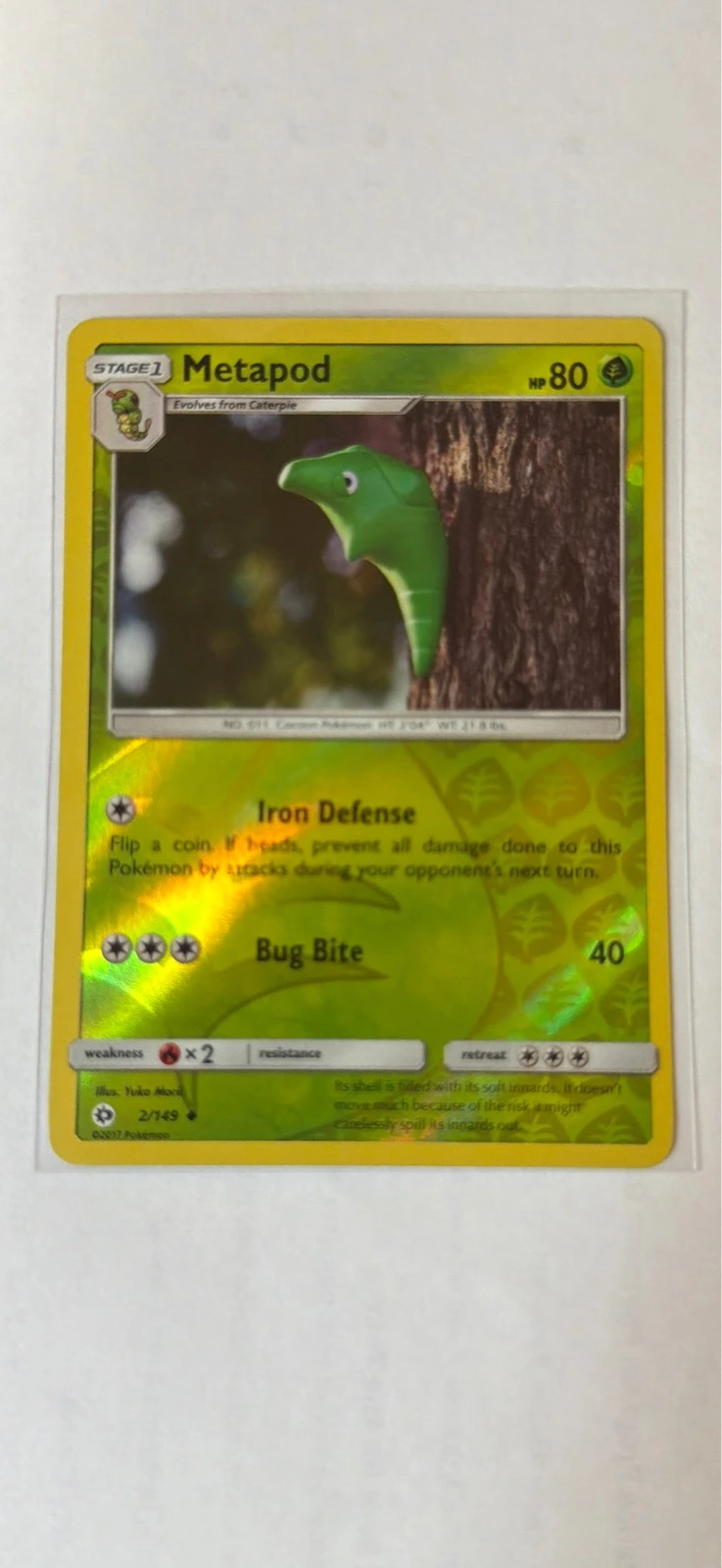Metapod - Sun & Moon Base Set #2/149