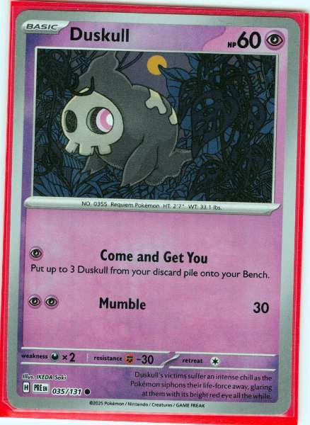 Duskull - Prismatic Evolutions #035/131