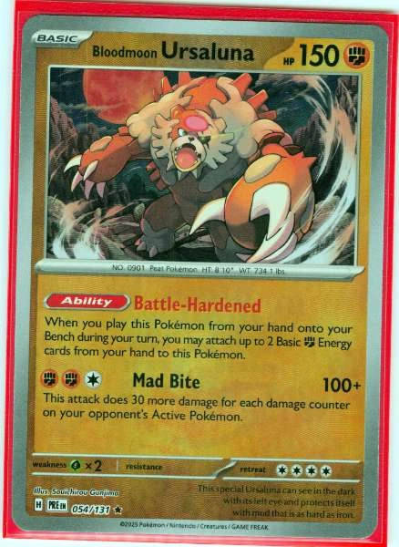 Bloodmoon Ursaluna - Prismatic Evolutions #054/131