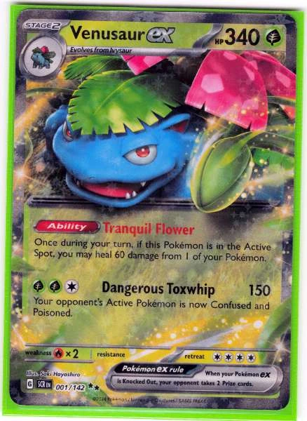 Venusaur ex - Stellar Crown #001/142