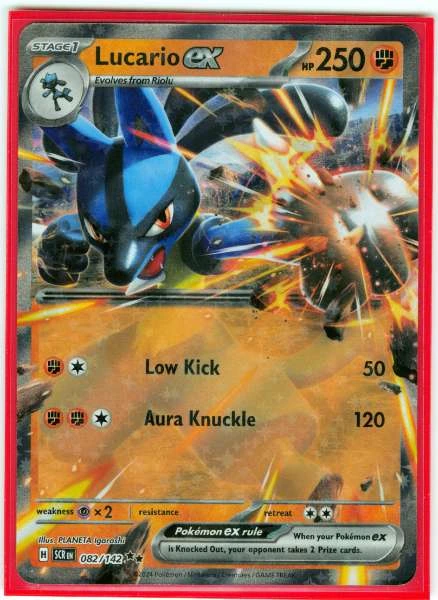 Lucario ex - Stellar Crown #082/142