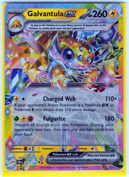Galvantula ex - Stellar Crown #051/142