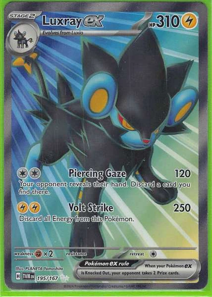 Luxray ex - Twilight Masquerade #195/167