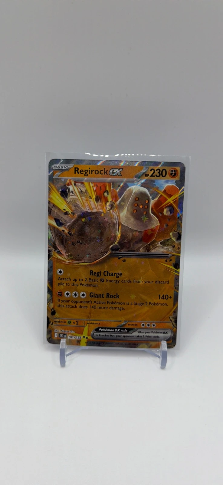 Regirock ex - DRI #101/182