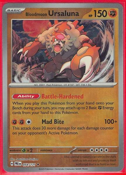Bloodmoon Ursaluna - Prismatic Evolutions #054/131