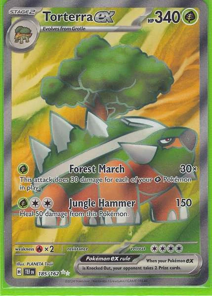 Torterra ex - Temporal Forces #185/162