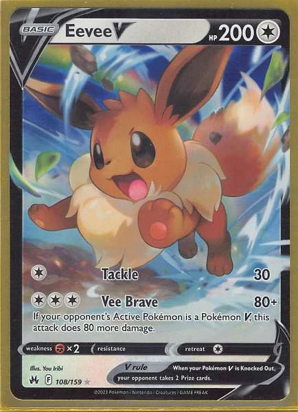 Eevee V - Crown Zenith #108/159