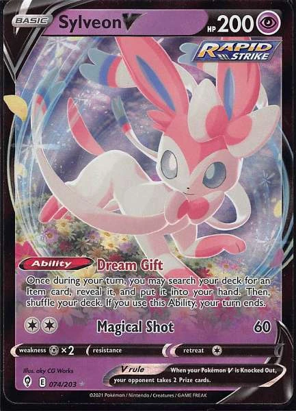 Sylveon V - Evolving Skies #074/203