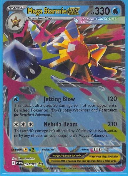 Mega Starmie ex - Perfect Order #021/088