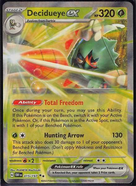 Decidueye ex - Obsidian Flames #015/197