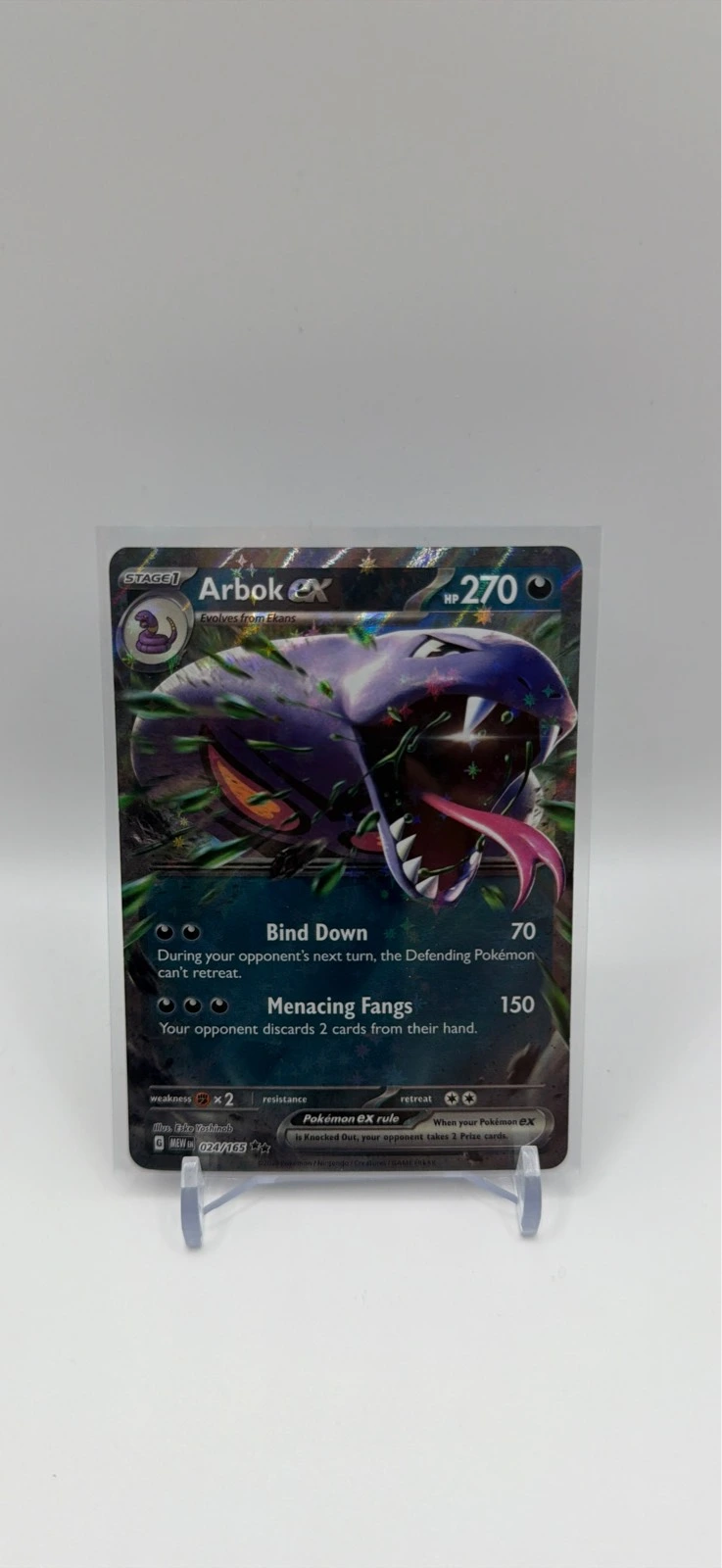 Arbok ex - MEW #024/165