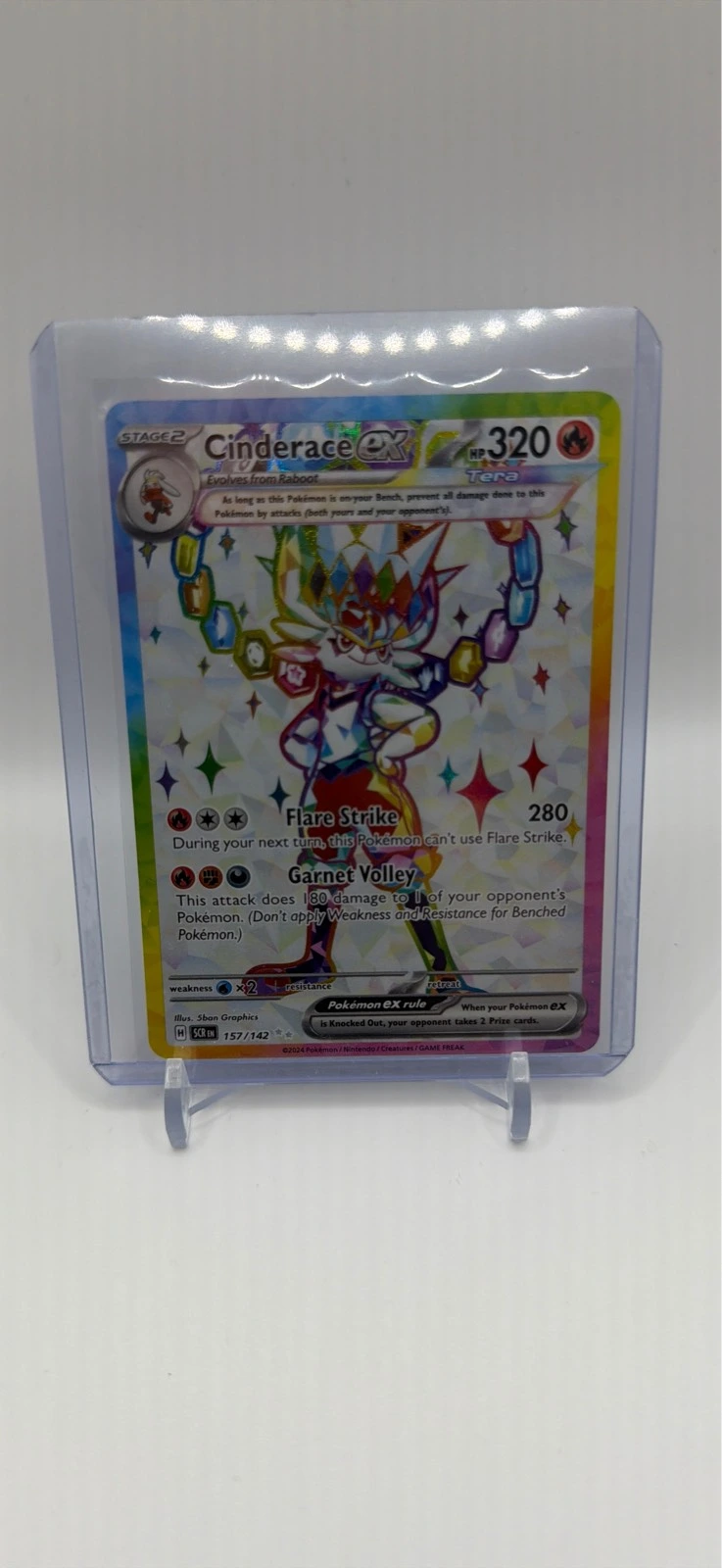 Cinderace ex #157/142