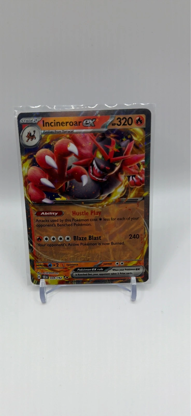 Incineroar ex #034/162